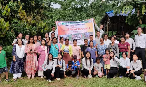 Arunachal : आरजीयू छात्रों द्वारा ‘विश्व खाद्य दिवस’ पर जागरूकता कार्यक्रम आयोजित Arunachal : आरजीयू छात्रों द्वारा ‘विश्व खाद्य दिवस’ पर जागरूकता कार्यक्रम आयोजित