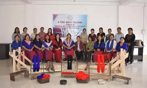 Nagaland : ‘पारंपरिक बुनाई के पुनरुद्धार’ पर प्रशिक्षण जारी