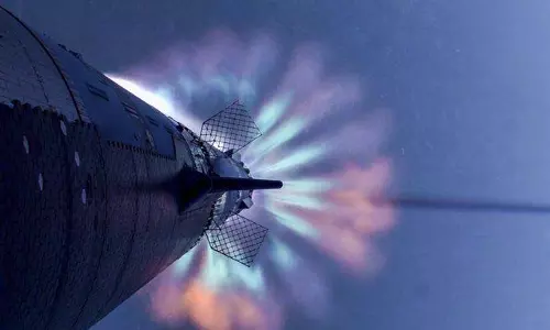 इन चौंका देने वाली तस्वीर में SpaceX के महाकाव्य स्टारशिप लॉन्च इन चौंका देने वाली तस्वीर में SpaceX के महाकाव्य स्टारशिप लॉन्च