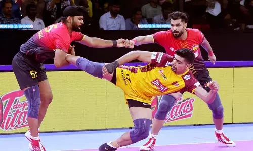 PKL 2024: तेलुगु टाइटंस ने सीजन के पहले मैच में बेंगलुरु बुल्स को हराया PKL 2024: तेलुगु टाइटंस ने सीजन के पहले मैच में बेंगलुरु बुल्स को हराया