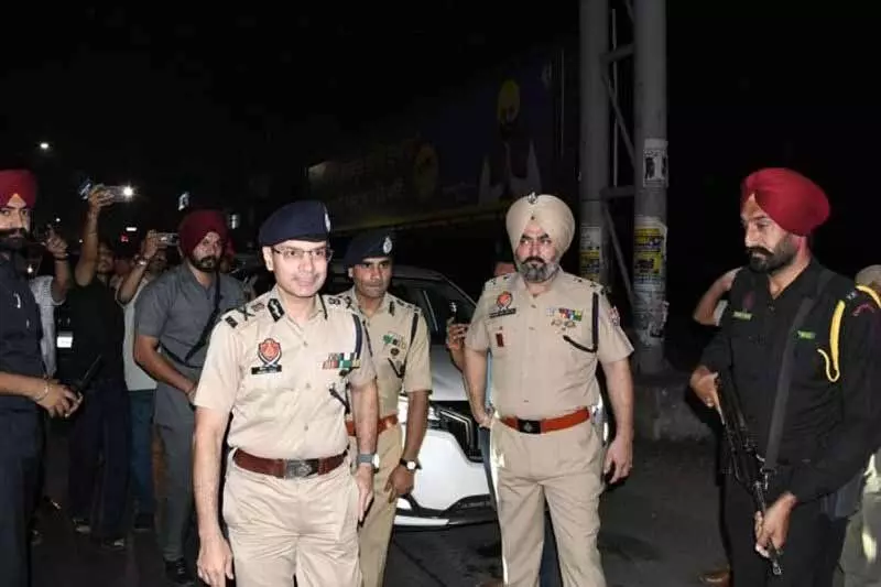 Punjab के DGP ने लुधियाना और खन्ना का औचक दौरा किया