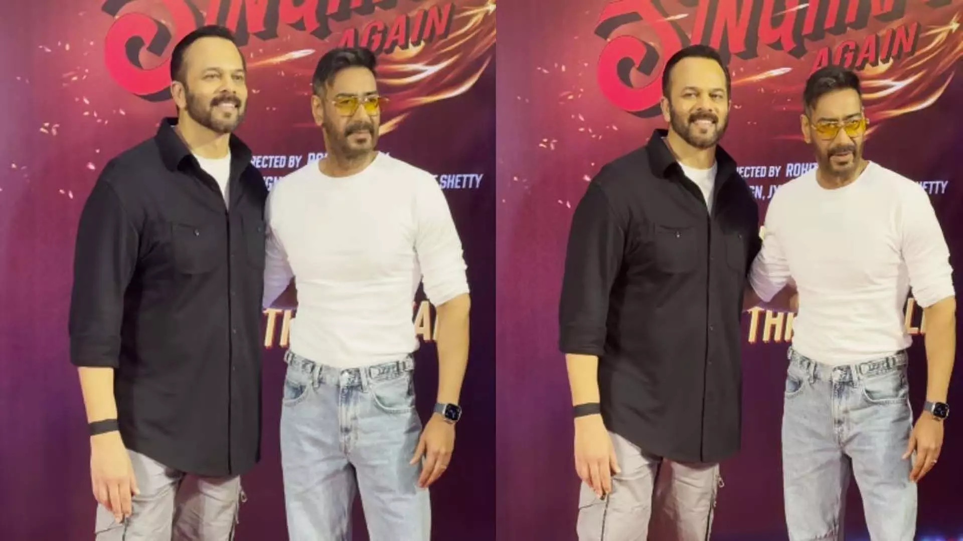 Singham Re-Release: अजय देवगन, रोहित शेट्टी मुंबई थिएटर में प्रशंसकों से मिले, वीडियो...