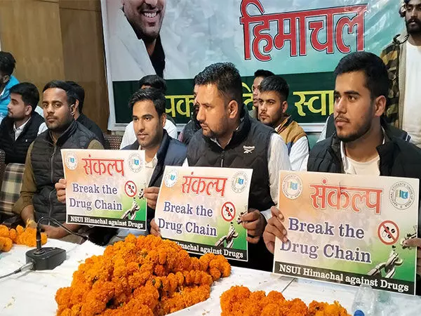 NSUI ने हिमाचल प्रदेश में नशा विरोधी अभियान शुरू किया, छात्रसंघ चुनाव की मांग की