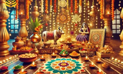 Diwali छह दिनों तक मनाई जाती 29 तारीख को धनतेरस और 31 तारीख को दिवाली