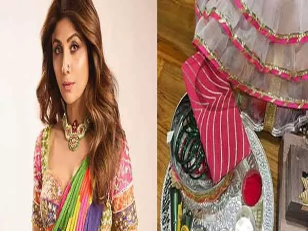 Shilpa Shetty ने करवा चौथ पर अपनी पारंपरिक सरगी की झलक दिखाई