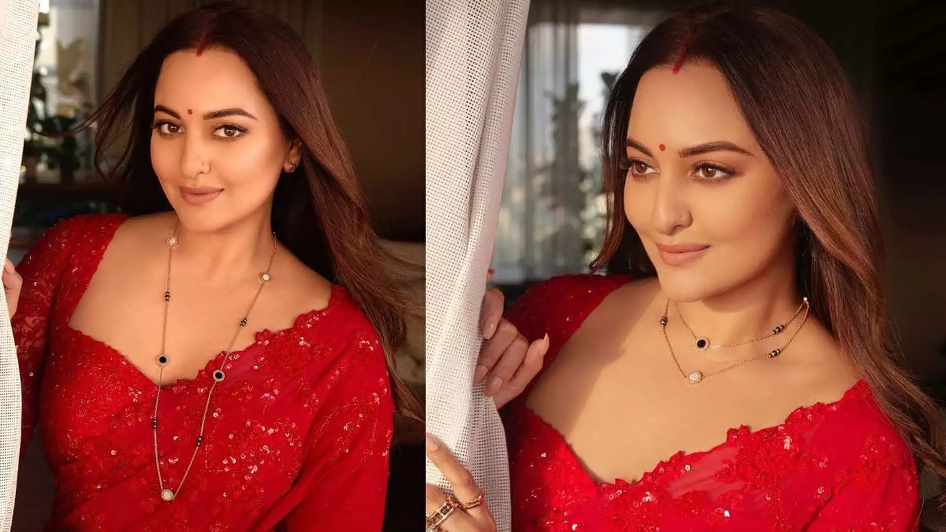 पहला करवा चौथ मनाते हुए Sonakshi Sinha ने पहना 13.6 लाख का मंगलसूत्र