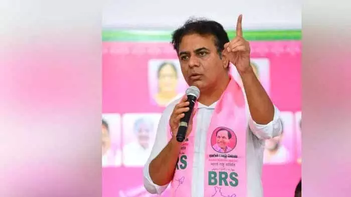 KTR ने तेलंगाना में फसल ऋण माफी पर कांग्रेस के झूठे दावों पर सवाल उठाए