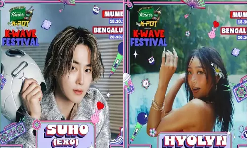 K-Wave Festival: ह्योलिन और एक्सो के सुहो ने मुंबईकरों को मंत्रमुग्ध कर दिया
