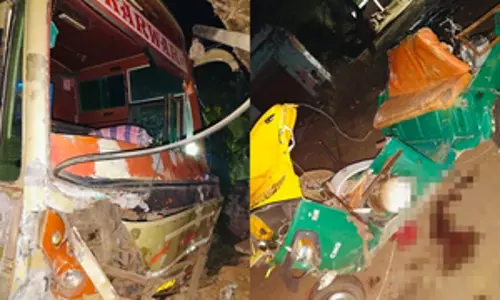 राजस्थान के धौलपुर में बस ने टेंपो को मारी टक्कर, 8 बच्चों समेत 11 की मौत