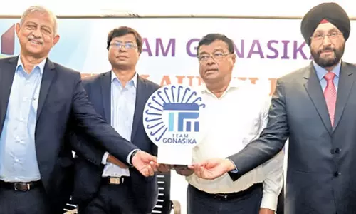 हॉकी इंडिया लीग फ्रेंचाइजी गोनासिका ने Bhubaneswar में टीम का लोगो पेश किया