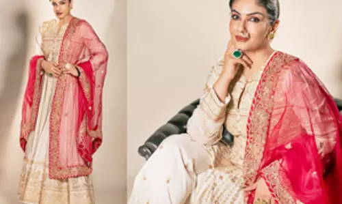 Raveena Tandon ने पति को खास शुभकामना देते हुए मनाया करवा चौथ