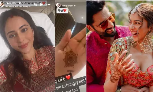 Rakul Preet Singh: बेड रेस्ट वाला करवा चौथ का फर्स्ट लुक शेयर किया
