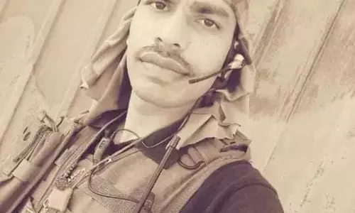 आर्मी में पोस्टेड CG का जवान शहीद