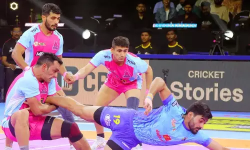 Jaipur Pink Panthers ने बंगाल वॉरियर्स पर रोमांचक जीत दर्ज की Jaipur Pink Panthers ने बंगाल वॉरियर्स पर रोमांचक जीत दर्ज की