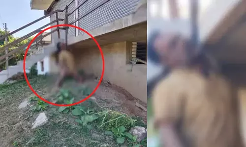बाप रे! रायपुर में लोहे की रेलिंग से लटकता दिखा शव