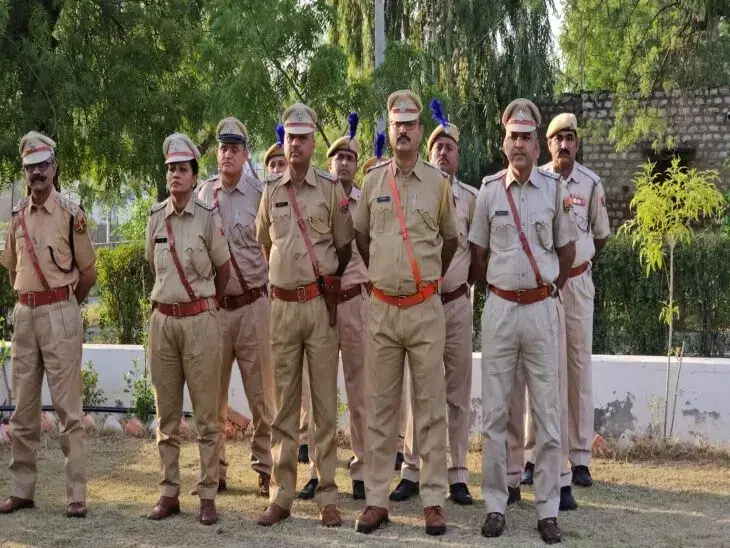 Jaipur: पुलिस शहीद दिवस पर राजस्थान पुलिस द्वारा आज आयोजित श्रद्धांजलि कार्यक्रम