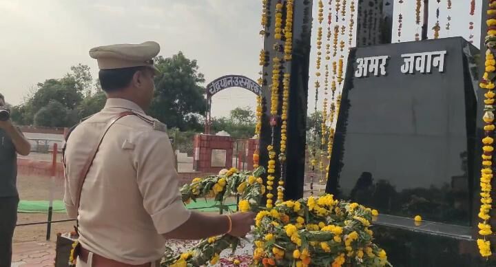 Datia: राष्ट्रीय पुलिस शहीद दिवस 29 वीवाहिनी परेड ग्राउण्ड पर किया गया आयोजित