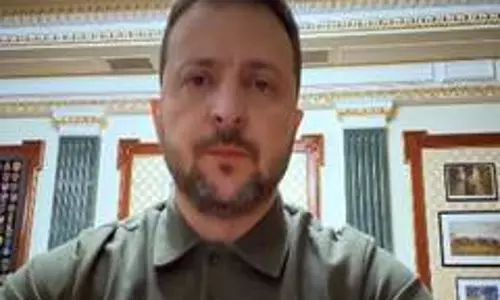 राष्ट्रपति ज़ेलेंस्की ने Russia-North Korea के दुर्भावनापूर्ण गठबंधन के बारे में चेतावनी दी