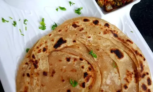 गेहूं लच्छा पराठा रेसिपी