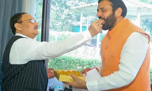 Haryana CM ने जेपी नड्डा से मुलाकात की