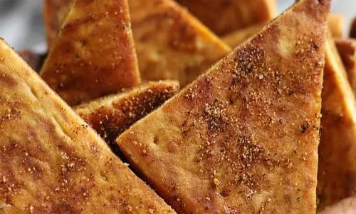 Baked Pita चिप्स रेसिपी Baked Pita चिप्स रेसिपी