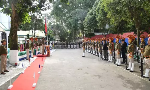 Mizoram पुलिस ने पुलिस स्मृति दिवस पर शहीदों को श्रद्धांजलि दी