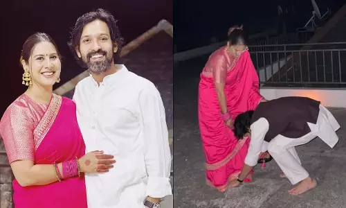 Vikrant Massey ने रूढ़िवादिता को तोड़ा, करवा चौथ पर पत्नी के पैर छुए