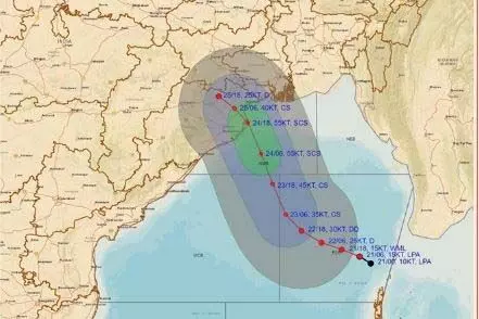 पुरी और सागर द्वीप के बीच भीषण चक्रवाती तूफान आने की संभावना: IMD