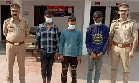 Saharanpur: ट्रकों से बैटरें चोरी करने वाले तीन शातिर चोर गिरफ्तार