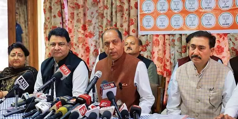 ‘टॉयलेट टैक्स’ से हिमाचल का नाम बदनाम हुआ, सम्मान कम हुआ: Jai Ram Thakur