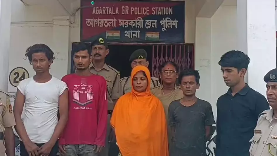 Tripura :  हैदराबाद मुंबई जा रहे तीन रोहिंग्या और दो बांग्लादेशी अगरतला में पकड़े गए