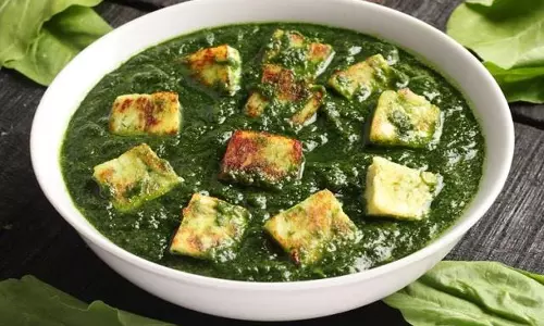 Palak paneer टेस्टी और हेल्दी मिलेगा गजब का स्वाद Palak paneer टेस्टी और हेल्दी मिलेगा गजब का स्वाद
