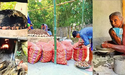 Assam : दिवाली से पहले मिट्टी के दीये बनाने की परंपरा से गुलजार हुआ