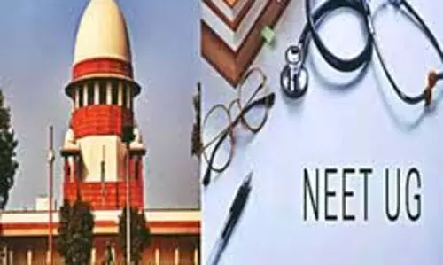 सुप्रीम कोर्ट ने नीट-यूजी सुधारों की रिपोर्ट में 2 सप्ताह का और समय दिया सुप्रीम कोर्ट ने नीट-यूजी सुधारों की रिपोर्ट में 2 सप्ताह का और समय दिया