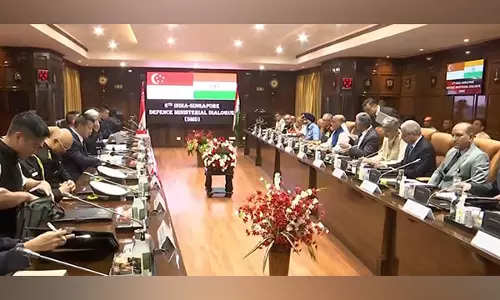 भारत-सिंगापुर रक्षा मंत्रियों की वार्ता में राजनाथ सिंह ने कही ये बात