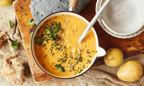 Bens Moms Warm गाजर और धनिया सूप रेसिपी