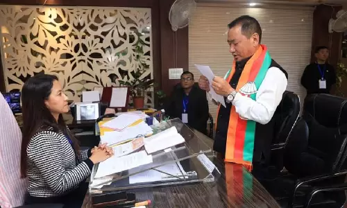 Sikkim : एसकेएम के सतीश चंद्र राय ने 11 नामची-सिंघीथांग विधानसभा क्षेत्र के लिए