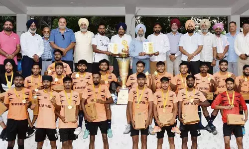 Kapurthala की टीम फुटबॉल चैंपियन बनी Kapurthala की टीम फुटबॉल चैंपियन बनी