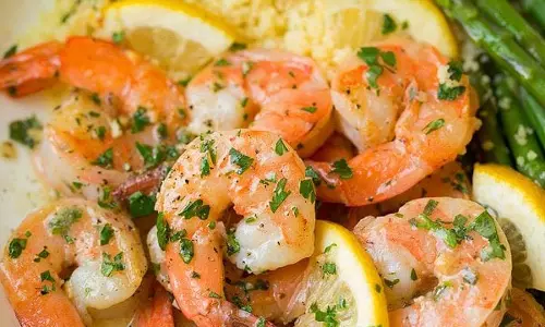 Garlic and Lemon झींगा रेसिपी