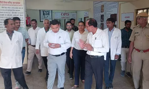 Churu: जिला कलेक्टर अभिषेक सुराणा ने मंगलवार को जिले के सरदारशहर में पीएम नवोदय विद्यालय Churu: जिला कलेक्टर अभिषेक सुराणा ने मंगलवार को जिले के सरदारशहर में पीएम नवोदय विद्यालय