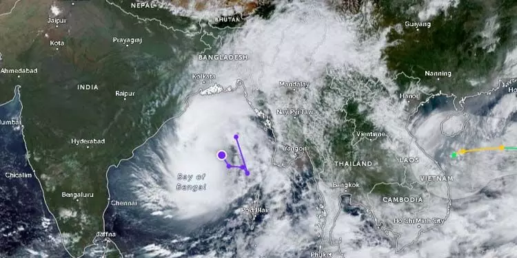 बंगाल की खाड़ी के ऊपर चक्रवात ‘दाना’ बना, ओडिशा-बंगाल तटों को पार करेगा: IMD