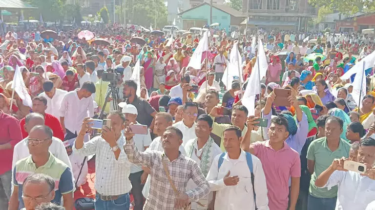 AACSU सदस्यों ने गोलाघाट में स्वायत्त परिषद और चुटिया समुदाय के लिए एसटी का दर्जा की मांग