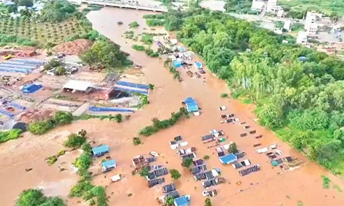 48 घंटे की बारिश ने Anantapur में तबाही मचा दी