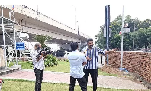 TG: दलित संगठनों ने डॉ. बीआर अंबेडकर की प्रतिमा की दीवार गिराई