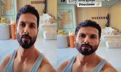 Shahid Kapoor ने प्रशंसकों को अपनी उभरी हुई बाइसेप्स की झलक दिखाई