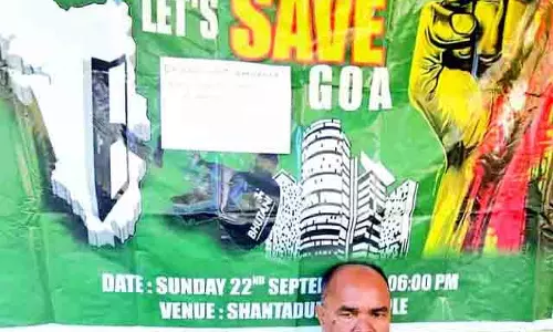 GOA: भूटानी परियोजना के खिलाफ पूर्व संकोले सरपंच अनिश्चितकालीन अनशन पर GOA: भूटानी परियोजना के खिलाफ पूर्व संकोले सरपंच अनिश्चितकालीन अनशन पर