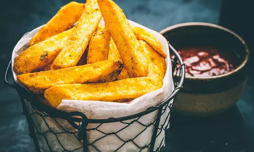 Air-Fryer चंकी चिप्स रेसिपी Air-Fryer चंकी चिप्स रेसिपी