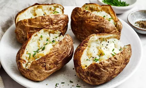 Air-Fryer बेक्ड आलू रेसिपी Air-Fryer बेक्ड आलू रेसिपी
