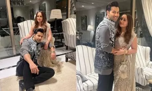 Varun Dhawan ने मनीष मल्होत्रा ​​की दिवाली पार्टी से नताशा के साथ “बड़े होने” की तस्वीरें शेयर कीं