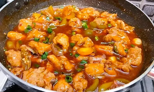 Hot Garlic सॉस में चिकन रेसिपी